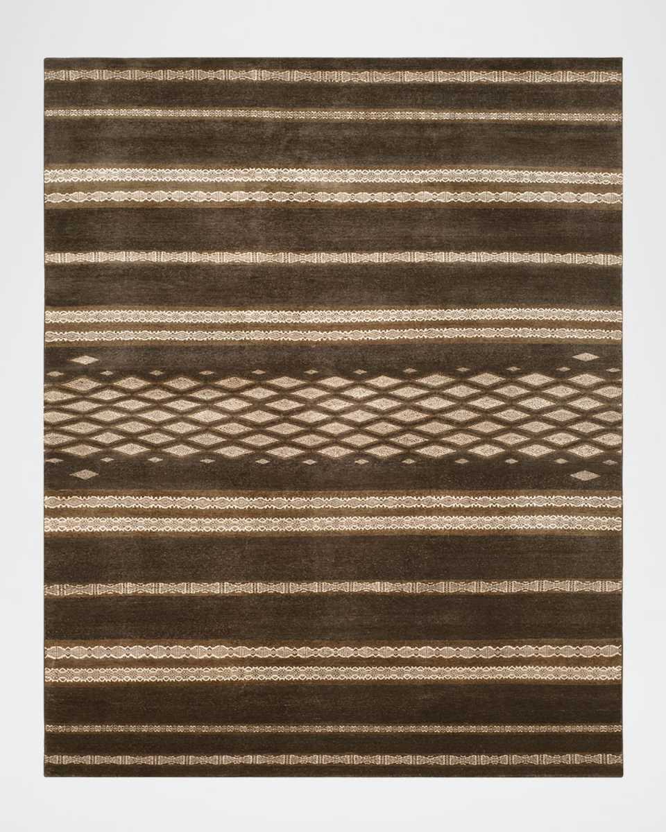 Nairobi Stripe Hand-Knotted Rug, 8' x 10'